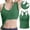 Green, variant on SNKSDGM Female Racerback Tank Tops for Women Loose Womens Tank Tops Loose fit Ribbed Workout Short Racerback Tank Tops for Women with Built in Bra Xl