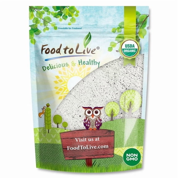 Organic Black Bean Flour, 8 Ounces – Keto, Non-GMO, Kosher, Vegan, Bulk – by Food to Live