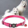 thumbnail image 3 of Collier Réfléchissant pour Chat avec Ceinture de Cou en Bell; Collier en Nylon pour Animaux de Compagnie, 3 of 8