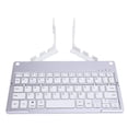 thumbnail image 1 of Foldable  Keyboard with Phone Stand, Slim 6mm Portable Travel Keyboard, 140mAh Rechargeable Wireless Keyboard, Silent Folding Design for Tablet, Phone, Laptop, 1 of 7