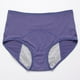 thumbnail image 1 of Ropa interior fisiológica para mujer con período menstrual grande, cintura alta, ensanchada, para niñas gordas, segura, parte delantera y trasera a prueba de fugas, 1 of 6