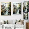 thumbnail image 4 of Designart "Serenity Along German Canals I" Cityscapes Floater Framed Canvas Print, 4 of 7