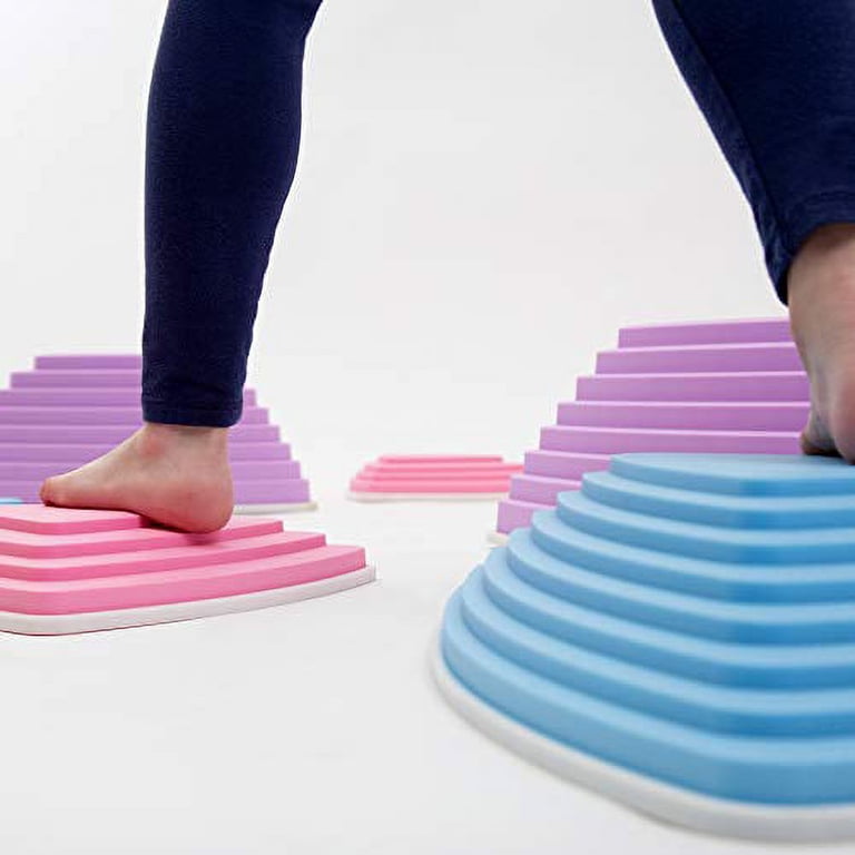 JumpOff Jo Rocksteady Balance Stepping Stones for Kids, Preschool