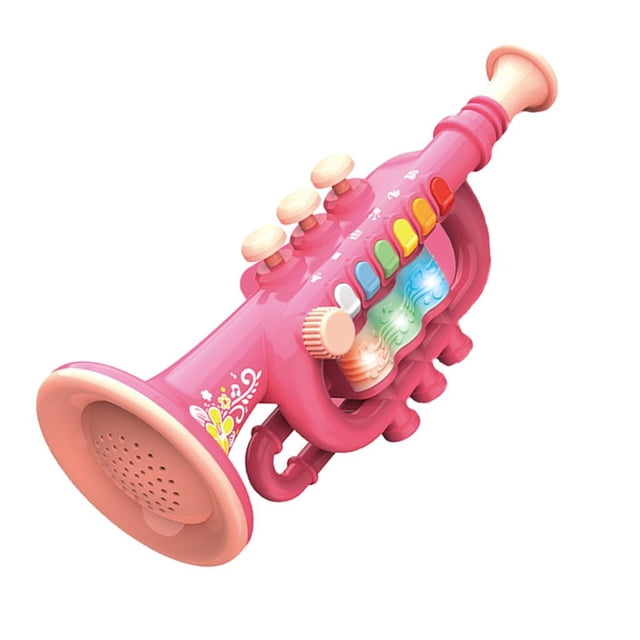 Trompeta / saxofón / Instrumento musical Herramienta para bebés Rojo trompeta Sunnimix trompeta de simulación para niños