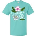 thumbnail image 3 of Inktastic Louisiana Girl Magnolia Flowers and Leaves T-Shirt, 3 of 5