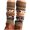 Khaki, variant on Tejiojio Winter Socks Clearance Lady Adult Leg Sets Pile Of Socks Autumn And Winter Keep Warm Wool Sock Knitting Foot Cover