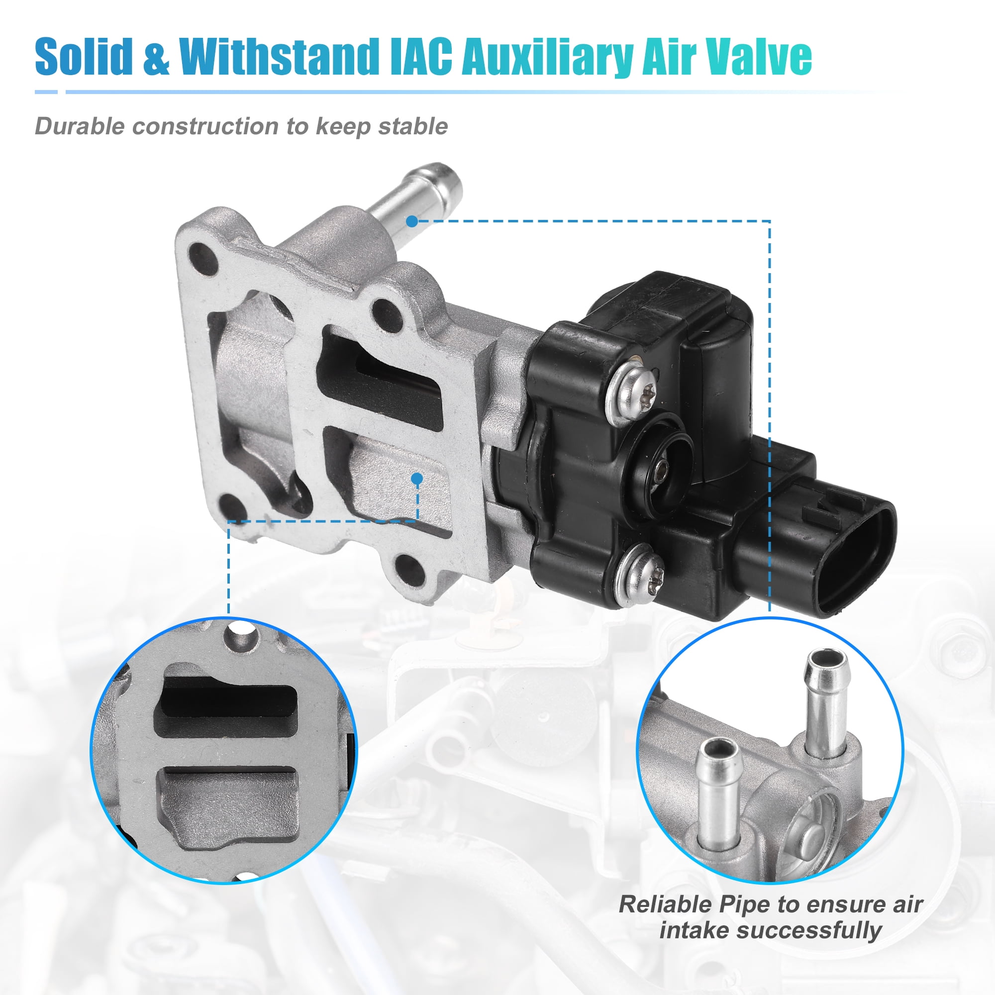 Unique Bargains 1 Pcs Car Idle Air Control Valve Replacement No.2227074400 for Toyota Camry 2000-2001 for Toyota Solara