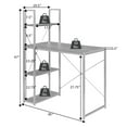 thumbnail image 5 of Convenience Concepts Designs2Go Office Workstation Desk with Shelves, 5 of 6
