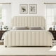 thumbnail image 5 of Yeshouse Cama con Plataforma con Cabecera Capitoné con Canal de Terciopelo de 50,2", Borde con Forma de Clavo, No Necesita Box Spring, Cama Tamaño Queen Moderna, 5 of 9