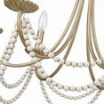 thumbnail image 2 of 7646-6 GA-Golden Lighting-Serafina - 6 Light Chandelier-23.75 Inches Tall and 24.5 Inches Wide -Traditional Installation, 2 of 4