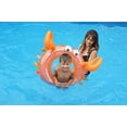 thumbnail image 1 of Bouée de piscine gonflable en forme de crabe 3D rouge et orange avec paillettes et yeux googly – Bluescape, 30 po, pour les enfants de 3 Ans et plus, 1 of 5