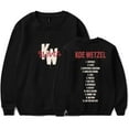 thumbnail image 2 of Koe Wetzel 9 Lives Tour Merch Crewneck Sweatshirts Winter Women Men Fashion Long Sleeve Streetwear, 2 of 5