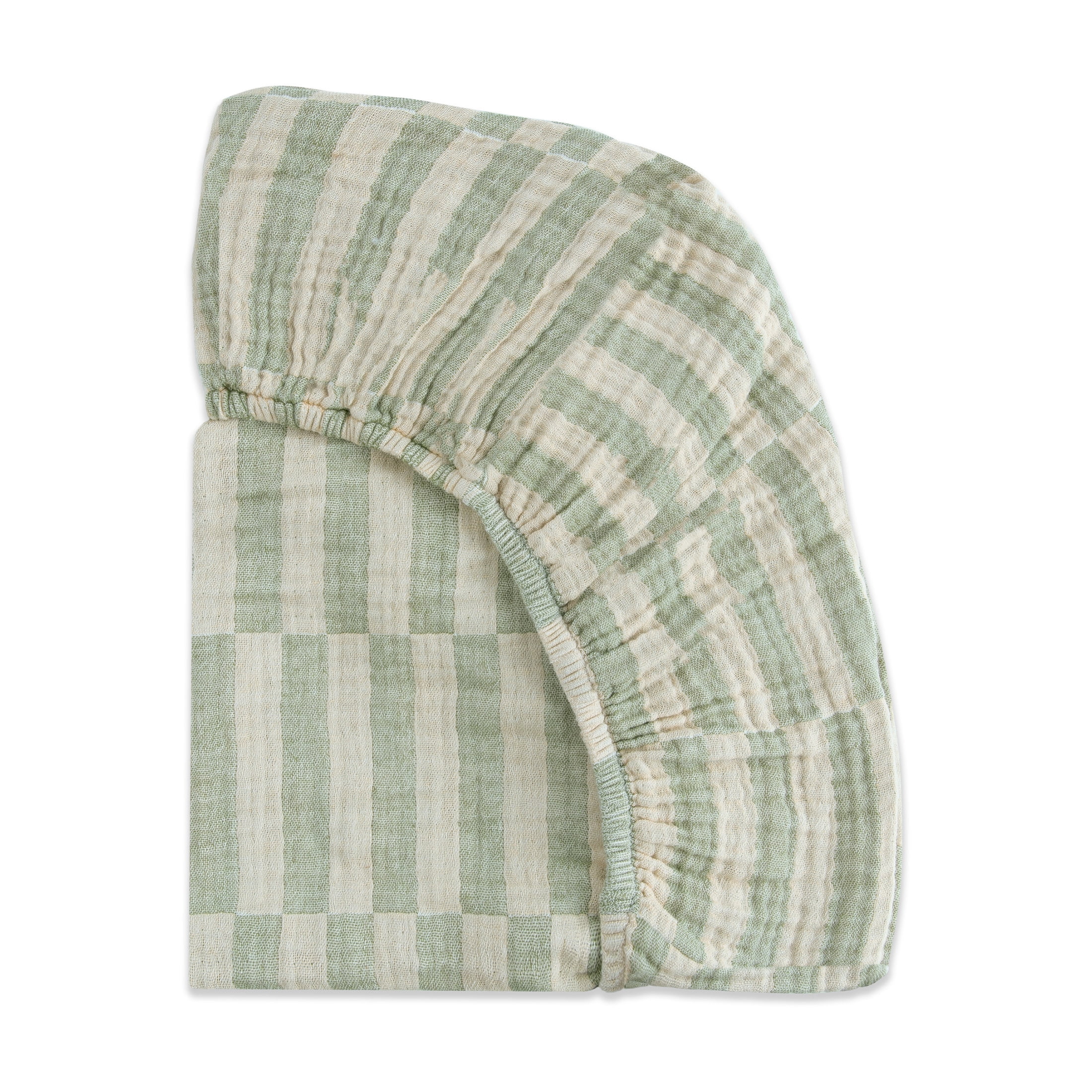 Babyletto All-Stages Midi Crib Sheet in GOTS Certified Organic Muslin Cotton