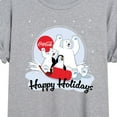 thumbnail image 3 of Coca-Cola - Happy Holiday Sled - Juniors Ideal Flowy Muscle T-Shirt, 3 of 5