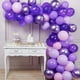 thumbnail image 5 of Kit de arco de guirnalda de globos morados, 100 unidades de globos morados claros de diferentes tamaños, 18+12+10+5 pulgadas, globos morados pastel, decoración de mariposas para baby shower, globos d JAMW Sencillez, 5 of 5
