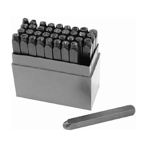 Hhip 3/16 Width Number & Letter Stamp Set 0-9 And A-Z 8016-0003