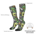 thumbnail image 5 of Picia Women Crew Soft Moisture-wicking Socks Cartoon Dinosaurs Pattern Design Cotton Socks, One Size fit All, 5 of 9