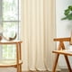 thumbnail image 5 of Cortinas Jinchan de lino bohemio semitransparentes, 214 cm, color amarillo espiga, 5 of 9