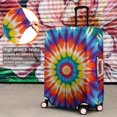 thumbnail image 4 of Colorful Rainbow Tie Dye Spiral Pattern Luggage Cover Fashion Suitcase Cover Baggage Covers Fit 25-28 Inch Luggage (Go Travel), 4 of 5