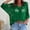 Army Green, variant on Women's Bohemian Inspired Crochet Top with V-Neck, Hollow Out Batwing Sleeve Beach Knit Cover Up Yellow