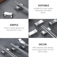 thumbnail image 6 of Kesenlong Chopsticks Rest 3 Pcs Stainless Steel Chopsticks Stand Metal Spoon Stand Chopstick Rest, 6 of 8