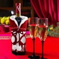 thumbnail image 2 of 2 Pieces Christmas Wine Bottle Cover Red Wine Bags,christmas Wine Bottle Cover,reusable Christmas Wine Bottle Bag,christmas Cloth Wine Bottle Baga), 2 of 5