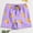 Purple, variant on Men's Funny Baby Duck Pattern Swim Trunks, Quick Dry Swimming Bathing Shorts with Mesh Liner