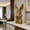 Gold-C, variant on Naittoop Easter Elegant Gold Bunny Figurine, Resin Thinking Bunny Statue for Easter Table Centerpieces, Golden Rabbit for Living Room Shelf Mantel Spring Decorations 7.87 in