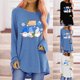 thumbnail image 5 of Pntutb Mujeres Casual Navidad Sudaderas Manga Larga Invierno Otoño tops Cozy Pullover Suéter Camisas Tee Blusa Pntutb Pntutb-7106, 5 of 6