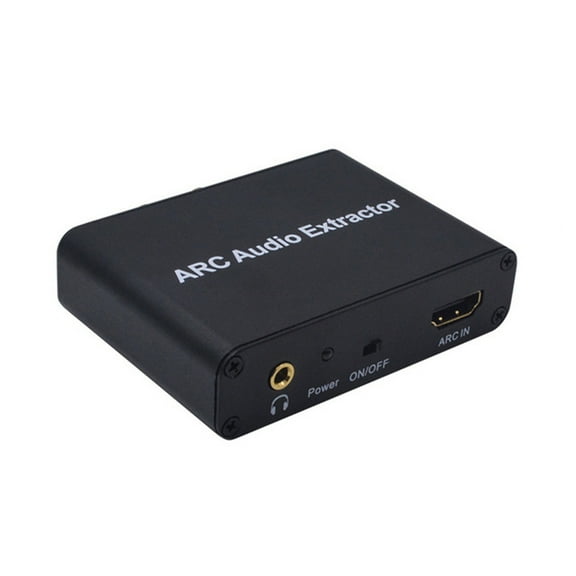 Aluminum  3.5mm Port HDMI ARC Audio Extractor Digital DAC to RCA Coax SPDIF Converter Adapter Parts