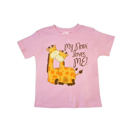 

Inktastic My Noni loves me! Gift Toddler Boy or Toddler Girl T-Shirt