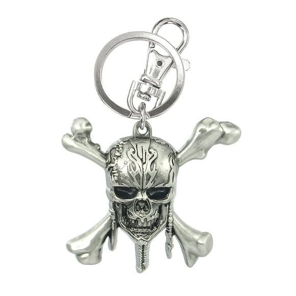 Key Chain - Pirate of the Caribbean Skull Pewter/Metal 85802