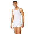 thumbnail image 4 of UNCOVER by SCHIESSER Camiseta Interior para Hombre, Serie "Uncover", Cuello Redondo Blanco XL (X-Large), 4 of 4