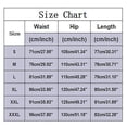 thumbnail image 3 of XAOFW Casual Elastic Waist Capri Pants For Women Solid Color Loose Fit Wide Leg Cargo Trousers Breathable Bottom XL, 3 of 4