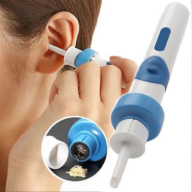 Earwax Removal Kit, Ear Cleaner, Portable Automatic Electric Vacuum Ear Wax, Safe and Comfortable Ear Vacuum Cleaner Easy Earwax Remover Soft Prevent