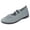 Ballet Flats Shoes # Cyan, variant on Mary Jane Ballet Flats Shoes for Women Foldable Round Toe Flats Knitted Hollow Out Zero Drop Ballet Flats Rubber Soles Elastic Band Casual Shoes for Walking Office,Comfortable Dressy Casual, Size:7.5