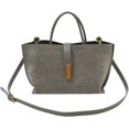 thumbnail image 1 of LHSHIDU Suede Bags for Women Fall Purse Shoulder Handbag Satchel Bag Brown Top-handle Bag, 1 of 6