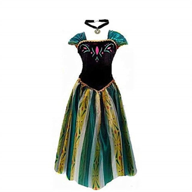 frozen anna and elsa coronation dresses