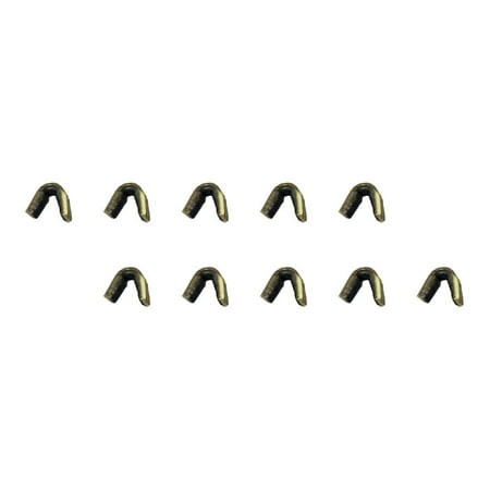 Worgeous 10 Pcs Archery Anti-slip Copper Buckle Bow String Nock Point Protect Buckle Clip