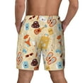 thumbnail image 4 of Goofa Summer Travel Printed Men's Swim Trunks Board Shorts Quick Dry Mens Swimming Trunks with Compression Liner,Breathable Fit Hawaii Beach Shorts-X-Large, 4 of 9