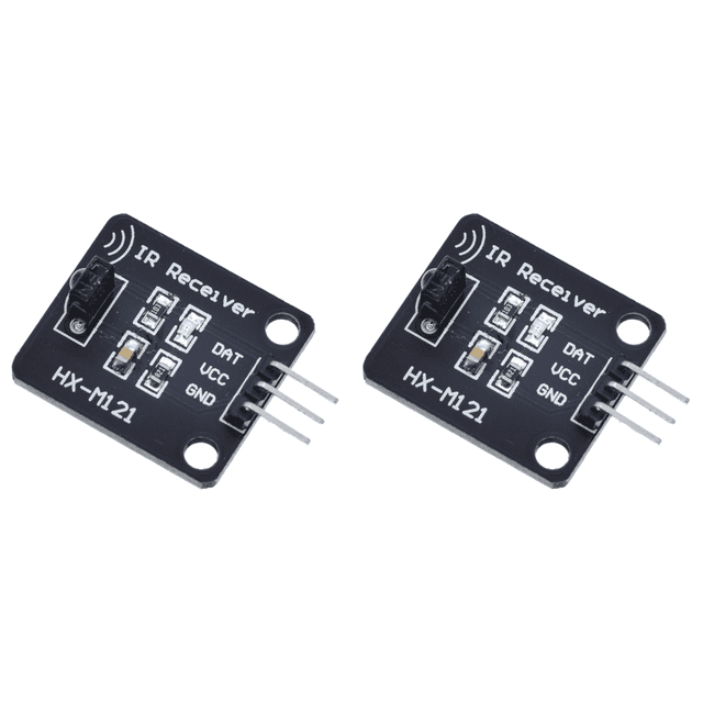 2uds. Módulo de sensor de receptor infrarrojo IR digital de 38 kHz Módulo de sensor IR de 5 V para Arduino