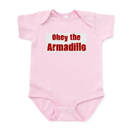 

CafePress - Obey The Armadillo Infant Bodysuit - Baby Light Bodysuit Size Newborn - 24 Months