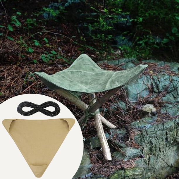 Taburete de Tela shamjiam Silla de camping Paño Impermeable Funda de asiento de trípode