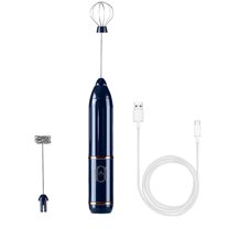 Shoreew Egg Whisk Handheld Mixer 3 Speeds Wireless Electric Milk Foamer for Coffee Hot Chocolate Cordless Egg Beater Stirrer Quiet Operation Kitchen Mixer