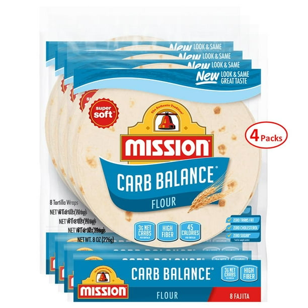Mission Carb Balance 6" Fajita Flour Tortillas Low Carb, Keto Friendly