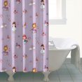thumbnail image 4 of Pastel Princess Castle Pattern Shower Curtain 84"x72" ,Bathroom Decorative Shower Curtains Set with 12 Hooks,Modern Waterproof Washable Shower Curtain, 4 of 6