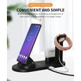 thumbnail image 3 of 6 in 1 Wireless Charging Station - Multi-Function Charging Dock, Qi 15W Fast Wireless Charger, Compatible with iPhones, Apple Watch, AirPods & Multiple Devices, 3 of 8