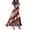#25Red, variant on 4Th of July Dresses for Women Short Sleeve American Flag Dress Casual Independence Day Maxi Dresses Dark Blue M