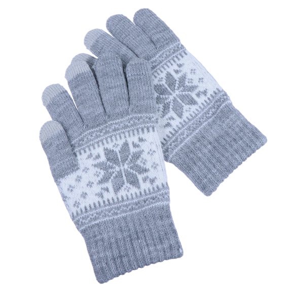 Phenofice Woolen Gloves for Winter Touch Screen 1 Pair 20x11cm 11.8x4.3in for Men and Women
