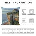 thumbnail image 5 of Orinice Beach House Graphic Decorative Cushion Throw Pillow Cover for Home Couch Living Room Bed Sofa Pillow Covers Multi-Purpose Use 1PC 22x22in, 5 of 5